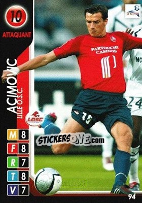 Sticker Acimovic - Derby Total France 2004-2005 - Panini