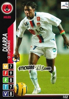 Sticker Mahamadou Diarra - Derby Total France 2004-2005 n. 102 - Panini