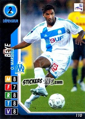 Sticker Beye - Derby Total France 2004-2005 - Panini