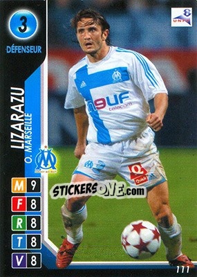 Sticker Lizarazu - Derby Total France 2004-2005 - Panini