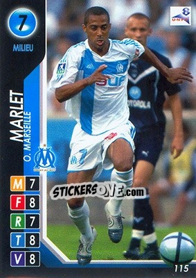 Figurina Marlet - Derby Total France 2004-2005 n. 115 - Panini
