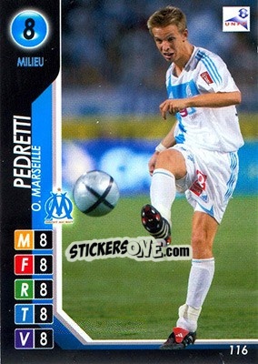 Sticker Pedretti - Derby Total France 2004-2005 - Panini
