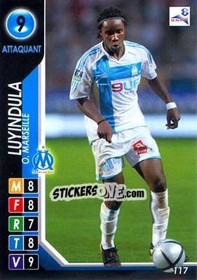 Sticker Luyindula - Derby Total France 2004-2005 - Panini
