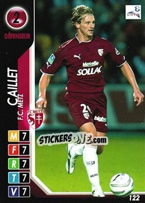 Sticker Caillet - Derby Total France 2004-2005 - Panini
