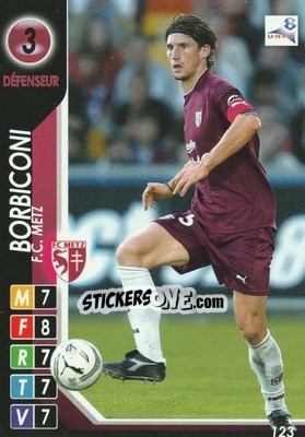 Sticker Borbiconi - Derby Total France 2004-2005 - Panini