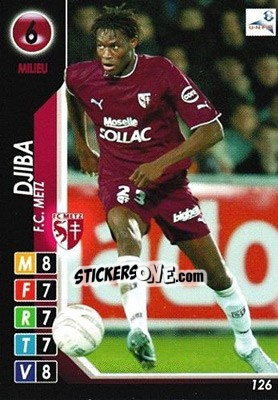 Sticker Djiba - Derby Total France 2004-2005 - Panini