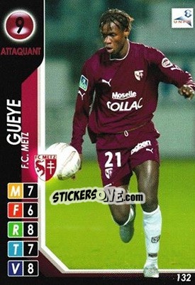 Sticker Gueye - Derby Total France 2004-2005 - Panini