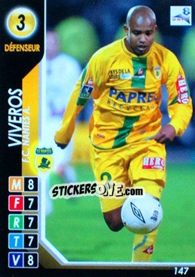 Sticker Viveros - Derby Total France 2004-2005 n. 147 - Panini