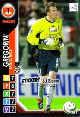 Sticker Gregorini - Derby Total France 2004-2005 - Panini