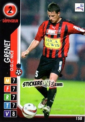 Sticker Grenet - Derby Total France 2004-2005 n. 158 - Panini