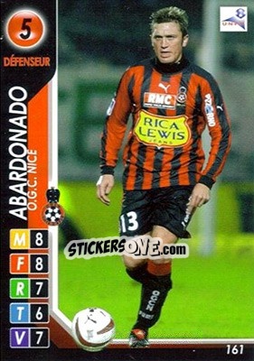 Sticker Abardonado - Derby Total France 2004-2005 n. 161 - Panini