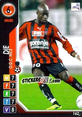 Figurina Die - Derby Total France 2004-2005 n. 162 - Panini