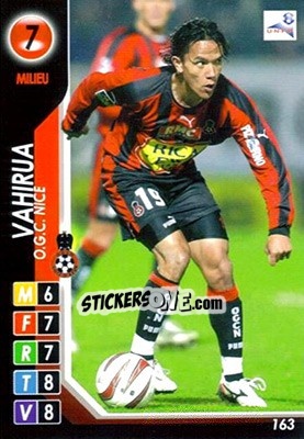 Sticker Vahirua - Derby Total France 2004-2005 n. 163 - Panini