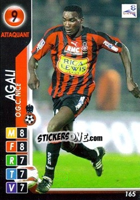 Sticker Agali - Derby Total France 2004-2005 - Panini