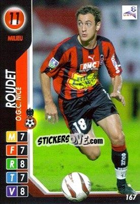 Sticker Roudet - Derby Total France 2004-2005 n. 167 - Panini
