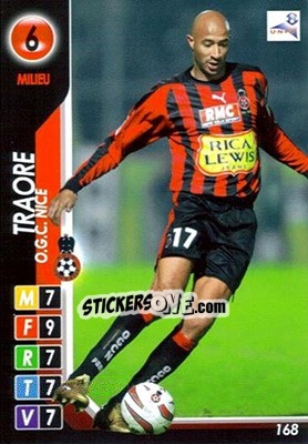 Sticker Traore - Derby Total France 2004-2005 n. 168 - Panini