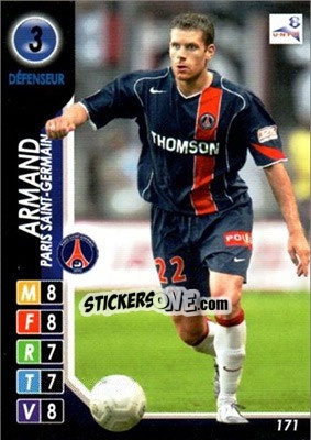 Sticker Armand - Derby Total France 2004-2005 - Panini