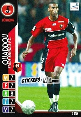 Figurina Ouaddou - Derby Total France 2004-2005 - Panini