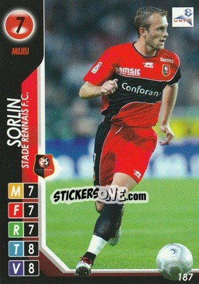 Sticker Sorlin - Derby Total France 2004-2005 n. 187 - Panini
