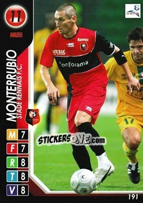 Figurina Monterrubio - Derby Total France 2004-2005 - Panini