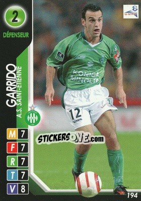 Sticker Garrido - Derby Total France 2004-2005 - Panini
