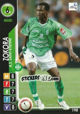 Sticker Zokora - Derby Total France 2004-2005 n. 198 - Panini