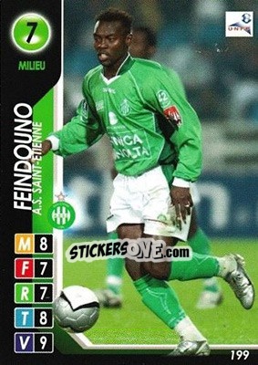 Sticker Feindouno - Derby Total France 2004-2005 n. 199 - Panini