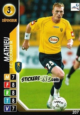 Sticker Jérémy Mathieu - Derby Total France 2004-2005 n. 207 - Panini