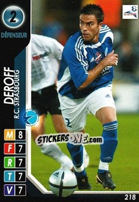 Sticker Deroff - Derby Total France 2004-2005 n. 218 - Panini