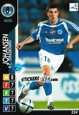 Sticker Johansen - Derby Total France 2004-2005 n. 224 - Panini