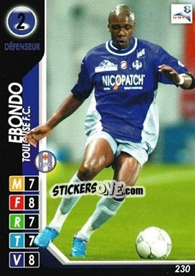 Sticker Ebondo - Derby Total France 2004-2005 n. 230 - Panini