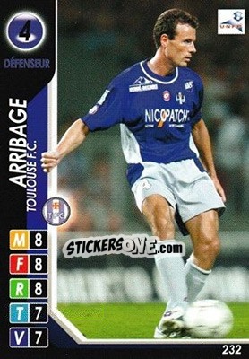 Sticker Arribage - Derby Total France 2004-2005 n. 232 - Panini