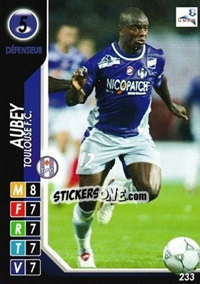 Figurina Aubey - Derby Total France 2004-2005 - Panini