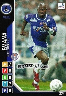 Sticker Emana - Derby Total France 2004-2005 n. 234 - Panini