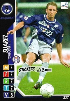Sticker David Suarez - Derby Total France 2004-2005 n. 237 - Panini