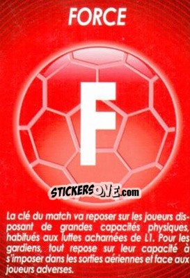 Sticker Force - Derby Total France 2004-2005 - Panini