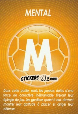 Sticker Mental - Derby Total France 2004-2005 - Panini