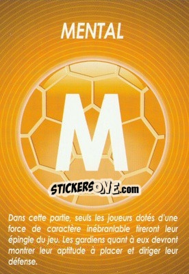 Sticker Mental - Derby Total France 2004-2005 n. C-M - Panini