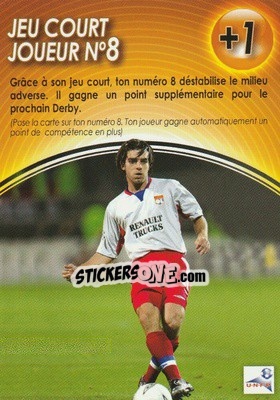 Sticker Jeu Court Joueur nÂ° 8 - Derby Total France 2004-2005 - Panini