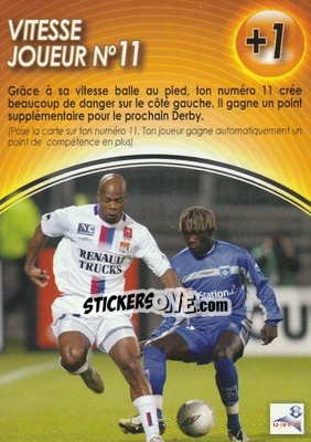 Sticker Vitesse Joueur nÂ° 11