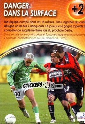 Sticker Danger dans la Surface - Derby Total France 2004-2005 n. E8 - Panini
