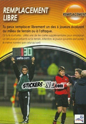 Cromo Remplacement Libre - Derby Total France 2004-2005 - Panini