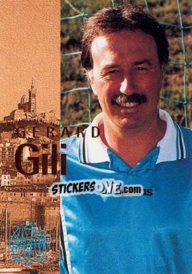 Sticker Gili Gerard - Olympique De Marseille - Droit Au But 1996 - Panini