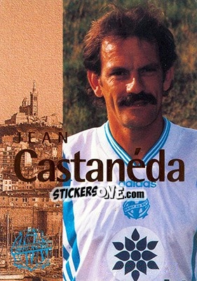 Sticker Castaneda Jean - Olympique De Marseille - Droit Au But 1996 - Panini