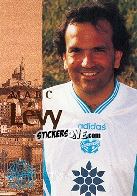 Sticker Levy Marc - Olympique De Marseille - Droit Au But 1996 - Panini