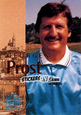 Sticker Prost Georges - Olympique De Marseille - Droit Au But 1996 - Panini