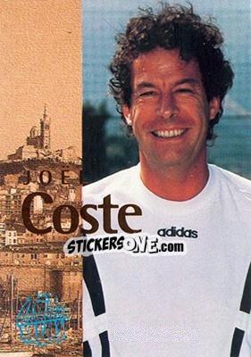 Sticker Coste Joel - Olympique De Marseille - Droit Au But 1996 n. 13 - Panini