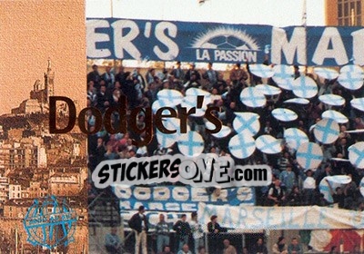 Sticker Dodger's - Olympique De Marseille - Droit Au But 1996 n. 18 - Panini