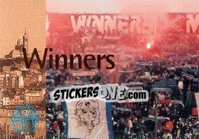 Figurina Winners - Olympique De Marseille - Droit Au But 1996 n. 23 - Panini