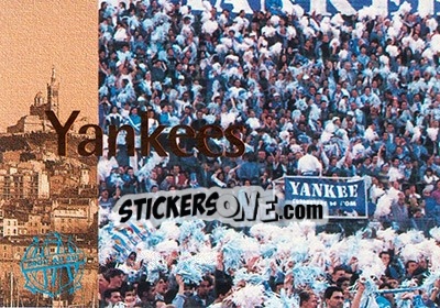 Figurina Yankees - Olympique De Marseille - Droit Au But 1996 n. 24 - Panini
